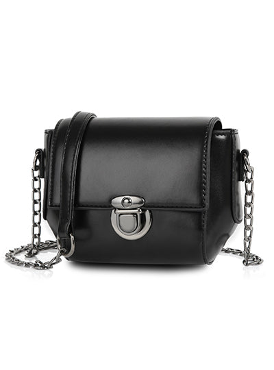 Solid Chains Hasp Mini Flap Hotsale Ladies Evening Bag