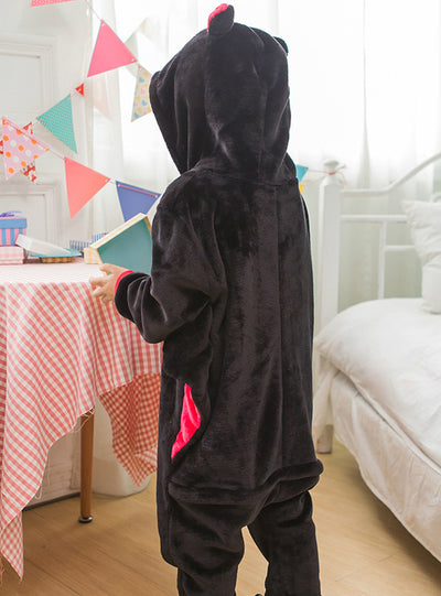 Sleepwear Flannel Christmas Warm Pajamas Bat