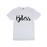 Short-sleeved Letter Print T-shirt