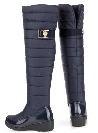 Snow Boots Platform Fur Over The Knee Boots 