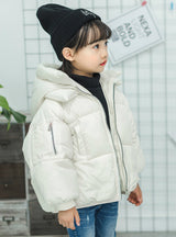 Outerwear Coat Girl Cold Winter Warm Hooded Coat