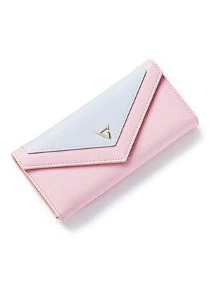 Clutch Wallet PU Leather Hasp Fashion Design Wallet