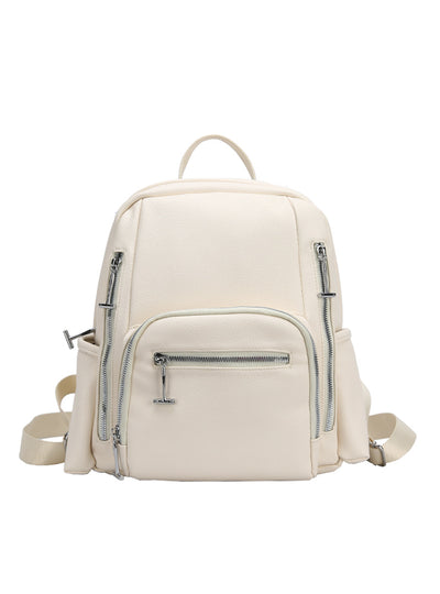 Retro PU Street Ladies Backpack
