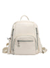 Retro PU Street Ladies Backpack