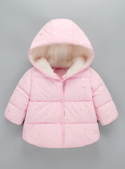 Lamb Down Cotton-Padded Clothes Jacket Girls