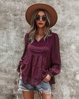 V-neck Sexy Autumn and Winter Shirt