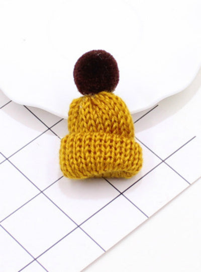 Wool Hat Sweater Brooches Korean Mini Cute