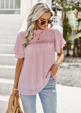 Jacquard Short-sleeved Shirt