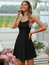 Strap Big Swing Dress