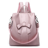 Women Retro PU Leisure Backpack