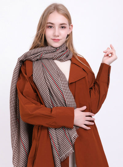 Thousand Bird Scarf Warm Cashmere Scarf