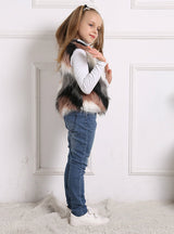 Children's Clothing Fur Coat Fall Winter Vest