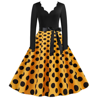 Party Casual Polka Dot Dress