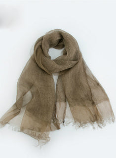 Brand Solid Wrinkle Scarf Women Shawl Long