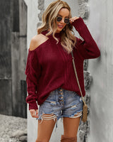Leisure Holiday Style Sweater Top