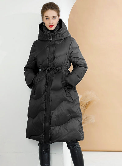 Loose Thickened Medium and Long Down Jacket