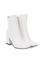 Short Thick Heels Square-headed Female Boots