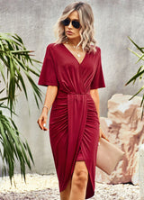 Women Leisure Holiday Knitted Dress
