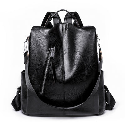 Retro Soft Leather PU Backpack