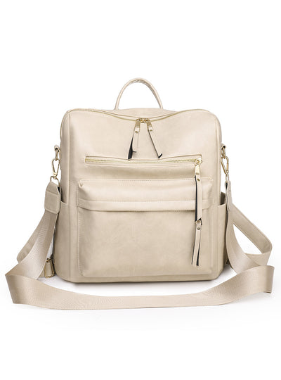 Popular Backpack Pu Female Bag