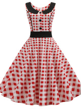 Retro Print Vintage Dress