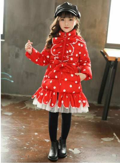 Wave Point Children's Padded Cotton-Padded Jacket