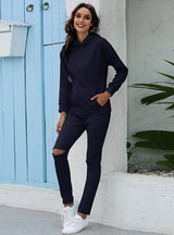 Padded Padded Hooded Sports Suit