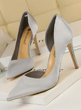 Shallow Mouth Pointed High Heels