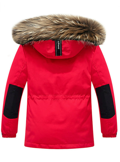 Winter Boys Duck Down Jacket Girls Outerwear 