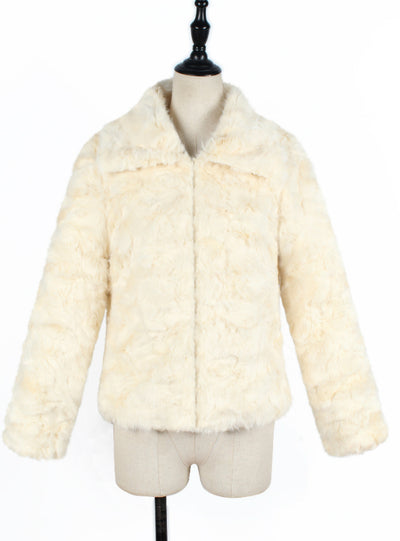 Fox Haired Women's Short Coat Imitating Fur Coat 