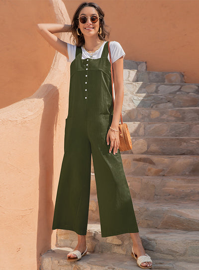Women Retro Wide-leg Pants