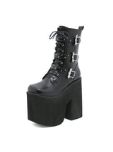 Elf buckle Super High Heel Thick Bottom Booties