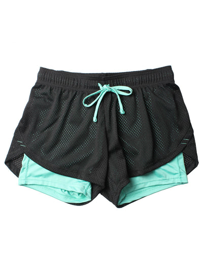 Layer Shorts Women Skinny Fitness Shorts Women