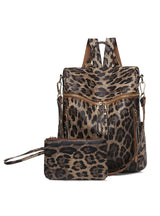 Women PU Retro Backpack Girl