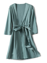 Satin Robe Female Intimate Lingerie Sleepwear