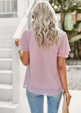 Jacquard Short-sleeved Shirt