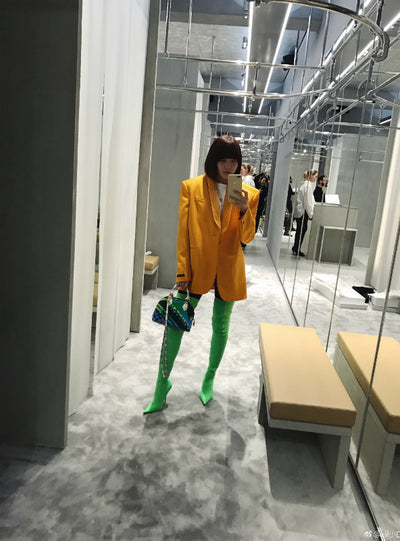 Elastic Over The Knee Sky Slim High Heels