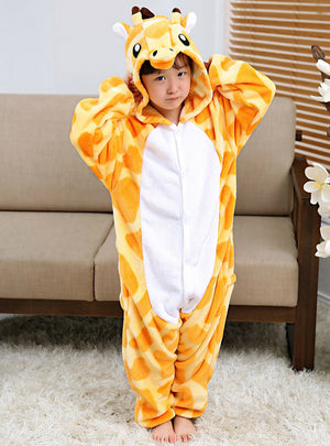 Christmas Pajamas Kids Children's Onesie Giraffe