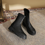 Women's Tie-up Martin Platform Thick Heel Boots