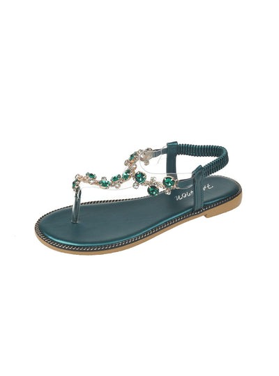 Roman Bohemian Rhinestone Sandals