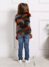 Winter Children's Vest Soft Short Fur