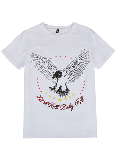 Printed Short Sleeve Pullover T-shirt