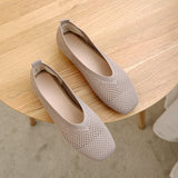 Shallow Mouth Soft Hollow Shoes