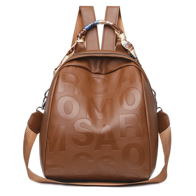 Retro PU Leisure Backpack