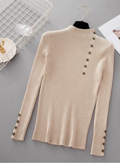 Women Slim Soft Jumper Sweater Female Knit Tops