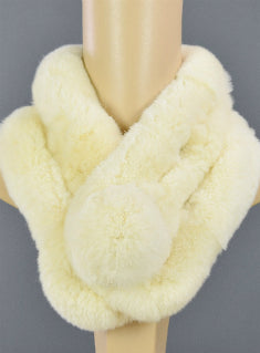 Female Scarves Rex Rabbit Fur Genuine Fur