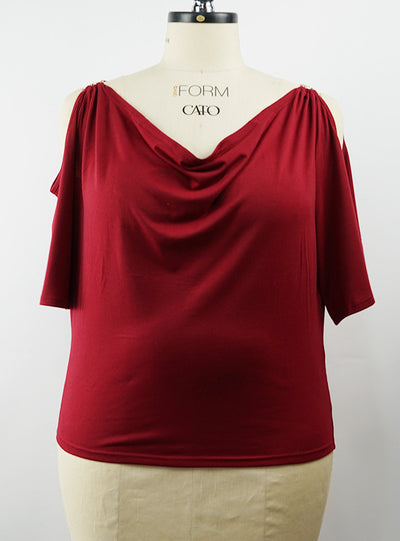 Short Sleeve V-neck T-shirt Woman