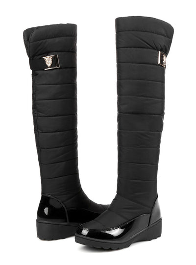 Snow Boots Platform Fur Over The Knee Boots 