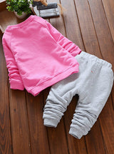 Printing Sweatshirts Casual Pants 2Pcs Baby Clothes