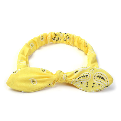 Women Suede Soft Solid Print Headbands